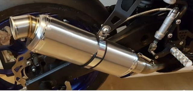 Tubo escape moto universal - 440mm