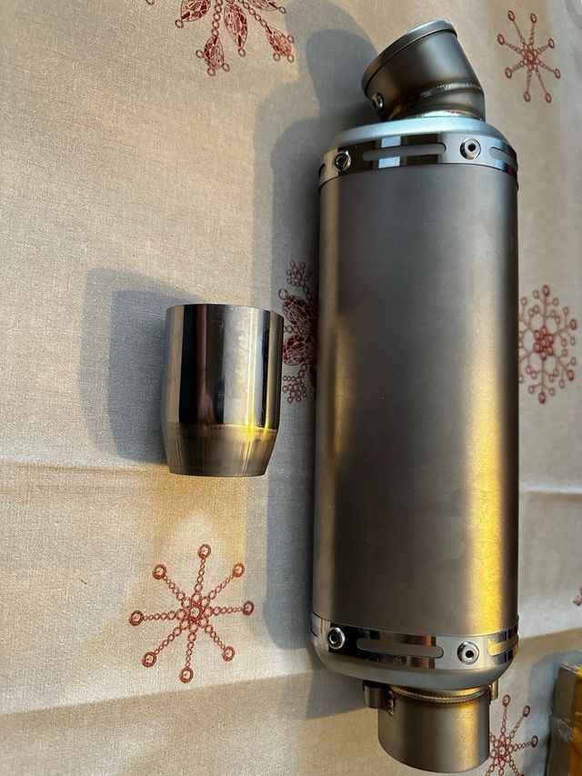 Tubo escape moto universal - 440mm