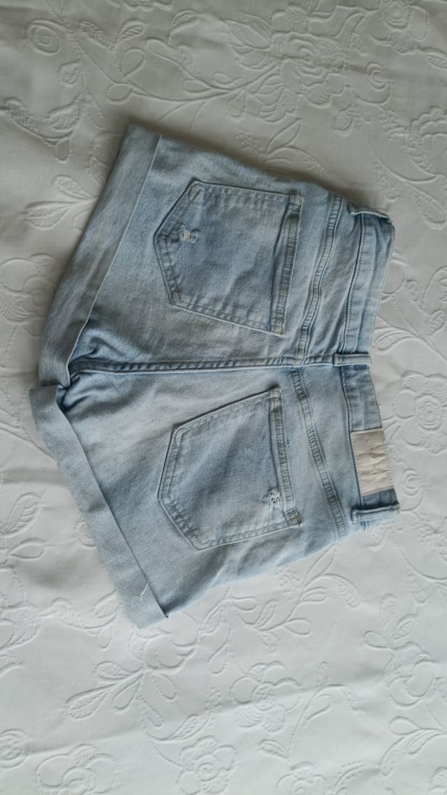 Shorts vaqueros mujer - tiro alto