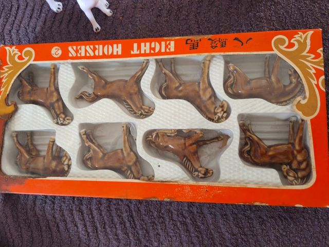 Figuras años 60 70 perros, duendes EIHO,murano.cab