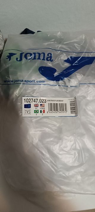 Chándal Joma niño - Azul y Verde