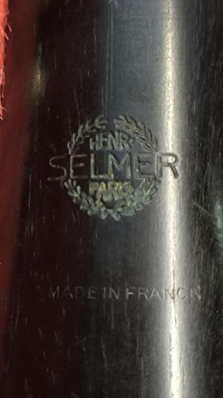 Clarinete Selmer 17 llaves, 6 anillos