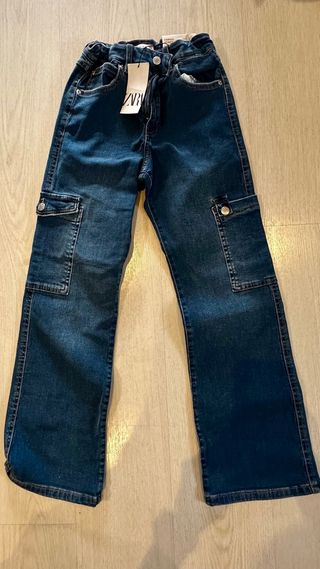 Jeans Zara Cargo - 13-14 años. A estrenar 