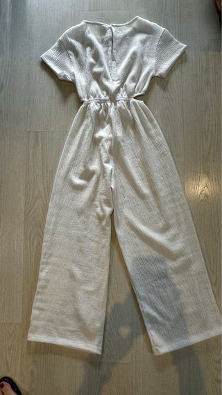 Mono Zara niña blanco.  Talla 11-12 años