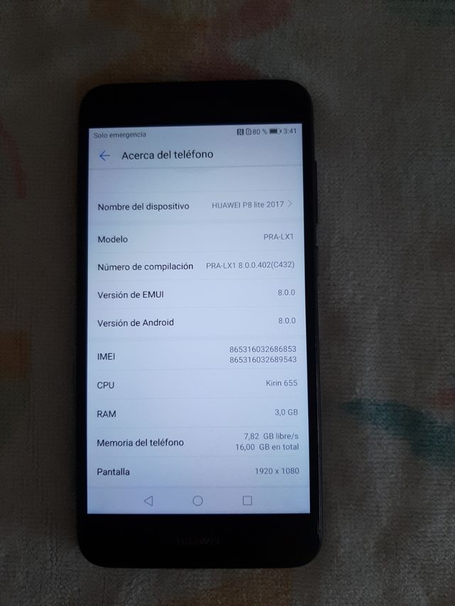 Huawei P8 Lite 2017 - Nero. 3Gb Ram