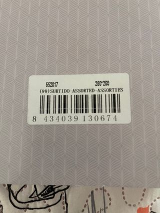 Colcha Bouti 250x260cm - Gris/Azul