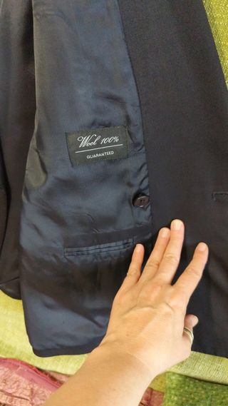 Chaqueta americana azul marino - Doble botonadura