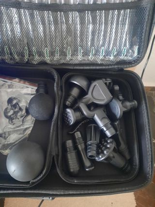 Pistola Masaje + cabezales