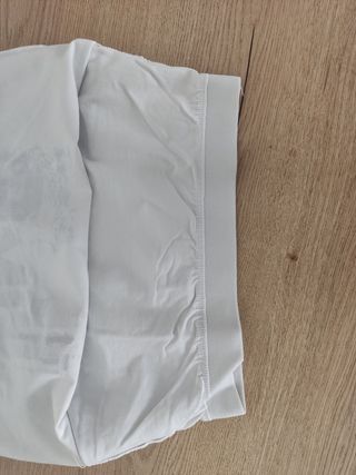 Camiseta deportiva Domyos blanca y azul