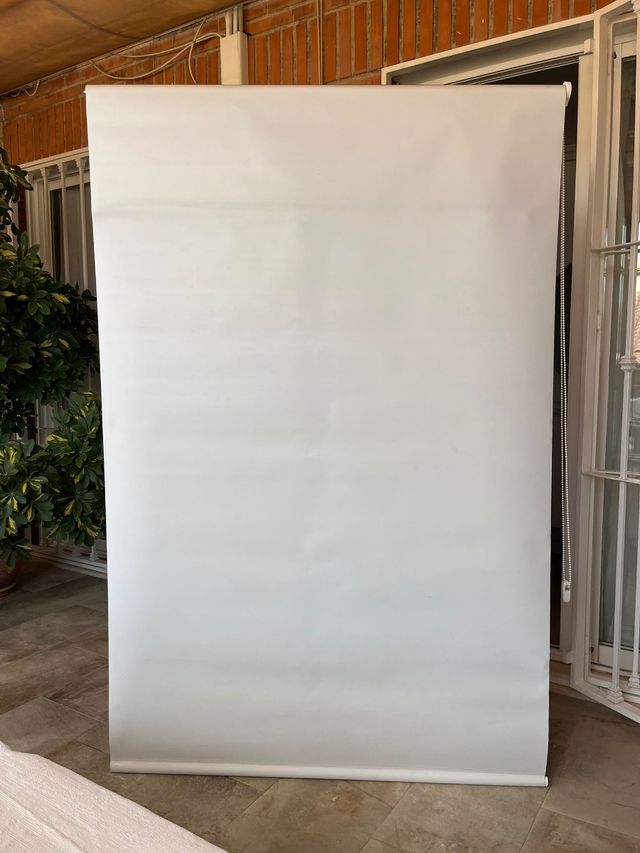 Store enrollable blanco de foscurit