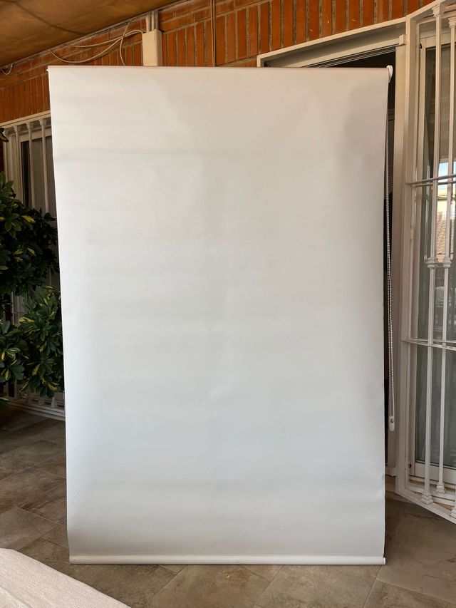 Store enrollable blanco de foscurit