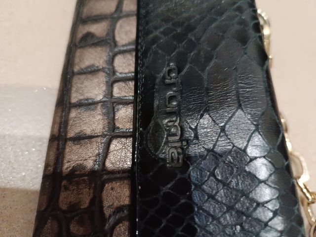 Borsetta Cromia - Pelle, Nero Marrone