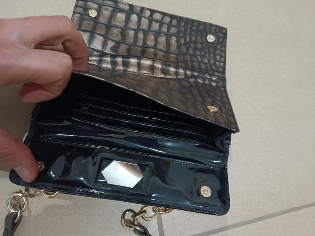 Borsetta Cromia - Pelle, Nero Marrone