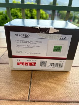 Cronotermostato Vemer Touch Screen VE457800