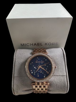 -Ofertazo- Reloj Michael Kors Darci azul y dorado