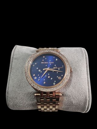 -Ofertazo- Reloj Michael Kors Darci azul y dorado