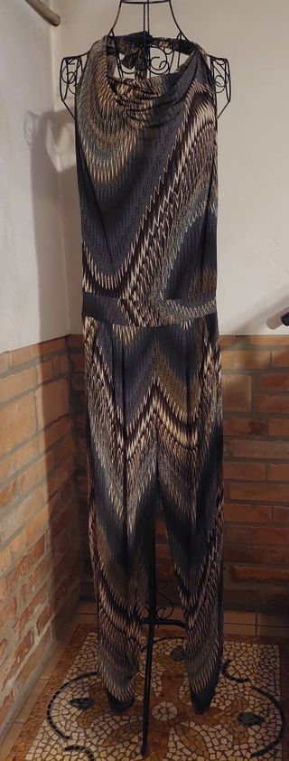 Tuta jumpsuit effetto Missoni