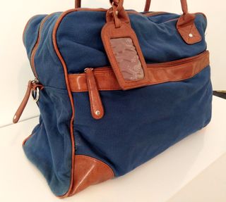 Bolso Primark Azul y Marrón