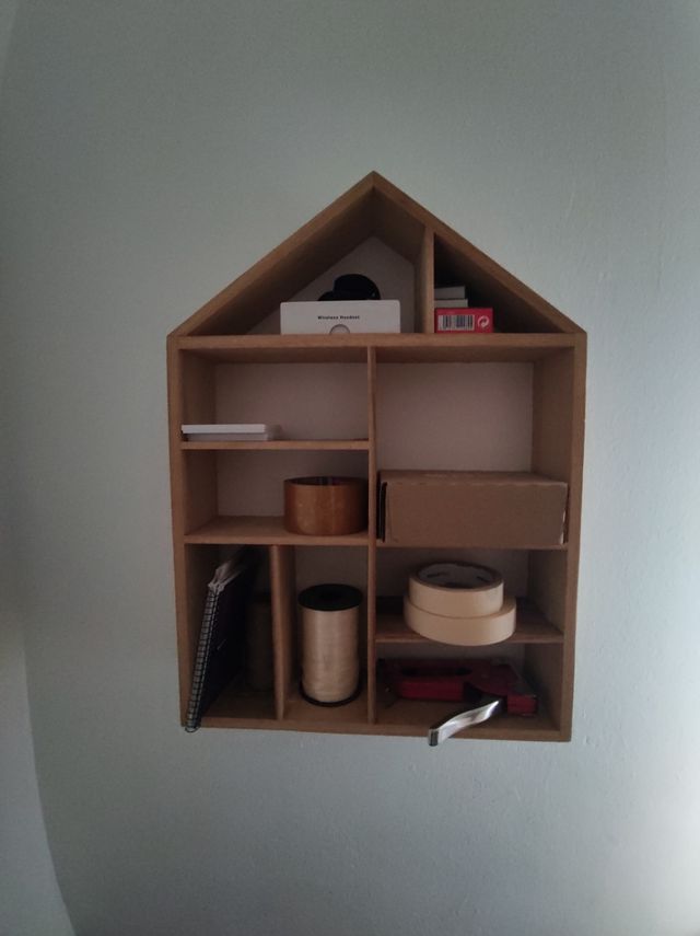 Caseta estantería madera organizador