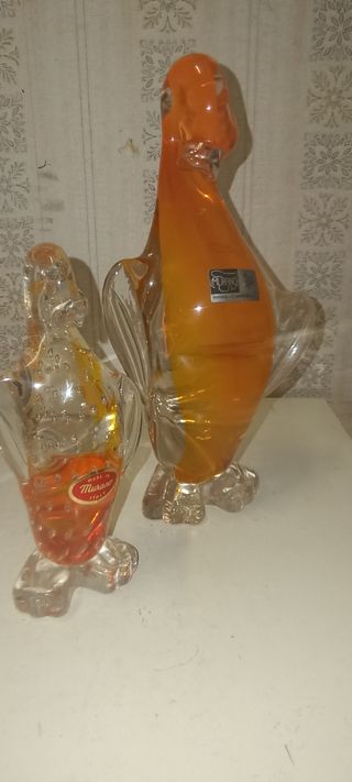 Murano coppia papere PERFETTE Set N°4