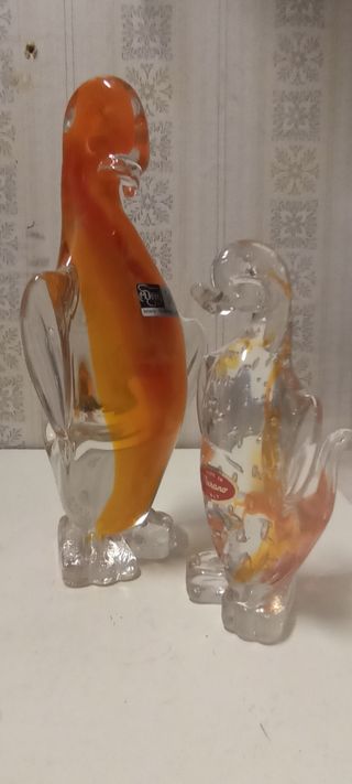 Murano coppia papere PERFETTE Set N°4