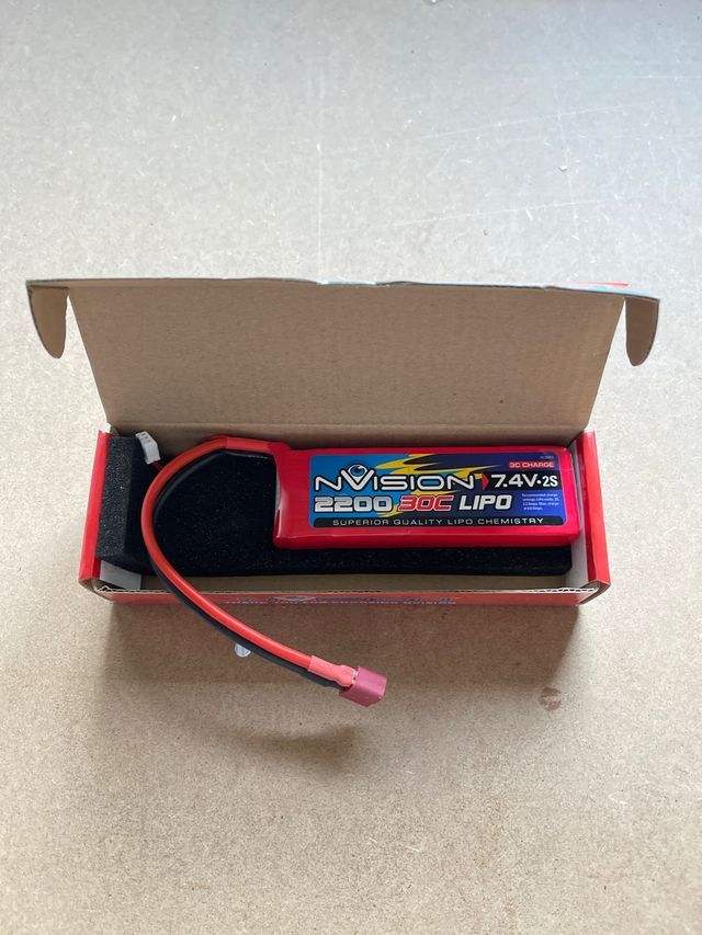 Batería Lipo NVISION 2200mAh 7.4V