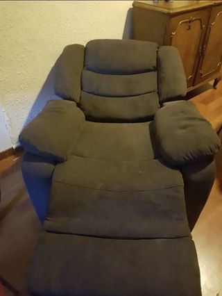 Butaca reclinable marron