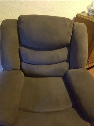 Butaca reclinable marron