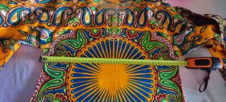 Vestido largo estampado - Talla L