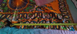 Vestido largo estampado - Talla L