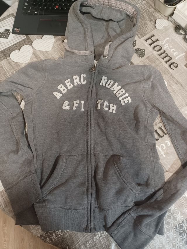 Sudadera Abercrombie & Fitch Gris Talla M