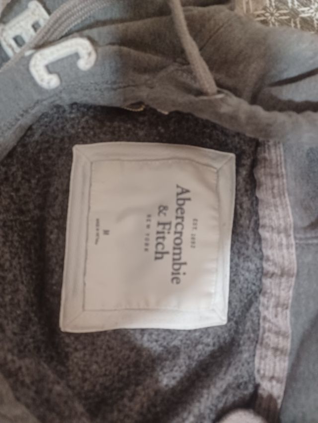 Sudadera Abercrombie & Fitch Gris Talla M