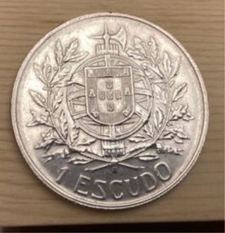 Moneda 1 Escudo Portugal 1910