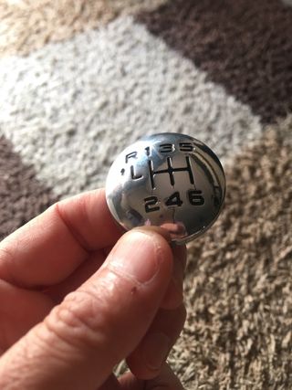 Pomo palanca cambio Peugeot 6v