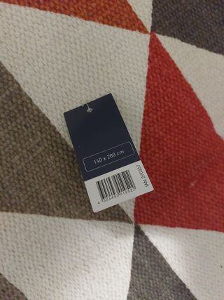 Alfombra triangular multicolor