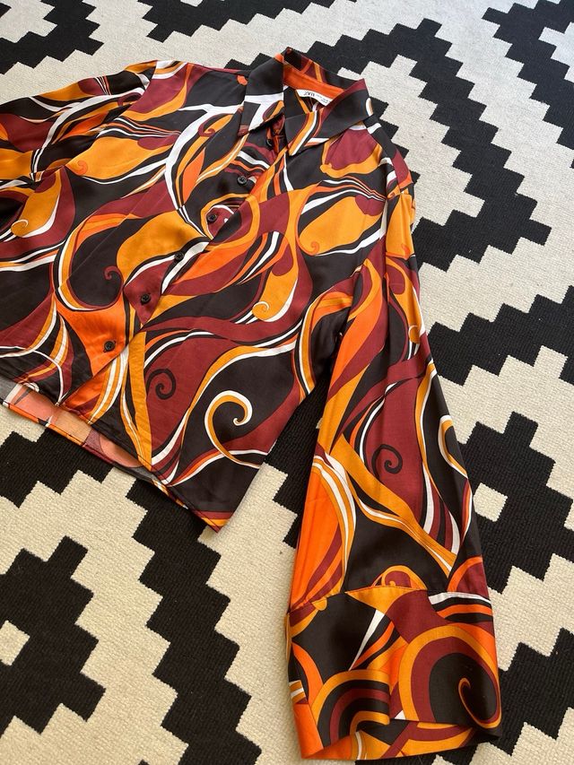 Camisa Zara multicolor