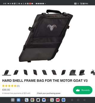 Bicicleta eléctrica GOAT V3 + accesorios incluidos