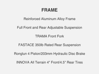 Bicicleta eléctrica GOAT V3 + accesorios incluidos