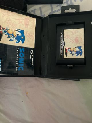 2 juegos Megadrive: Sonic & Super Hang-On 