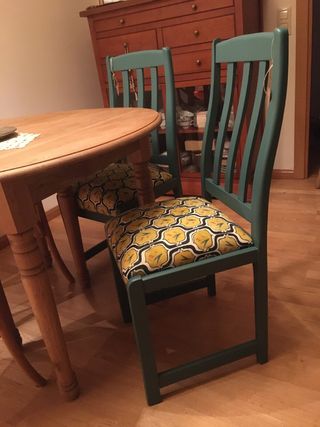 Sillas vintage restauradas - Recien tapizadas
