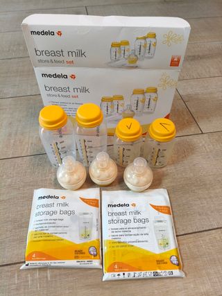 Medela Swing Flex Premium + biberones