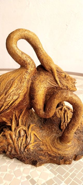 Escultura arcilla vintage