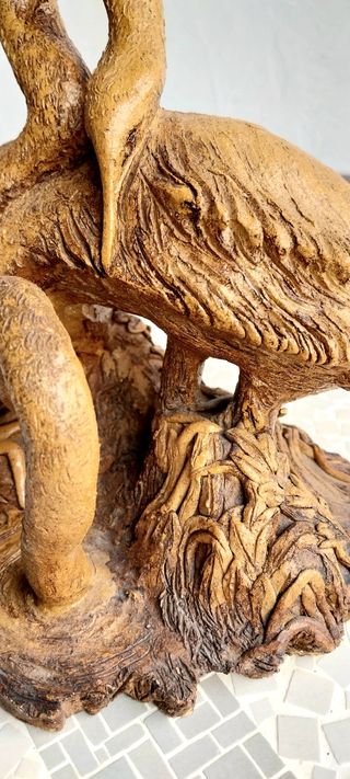 Escultura arcilla vintage