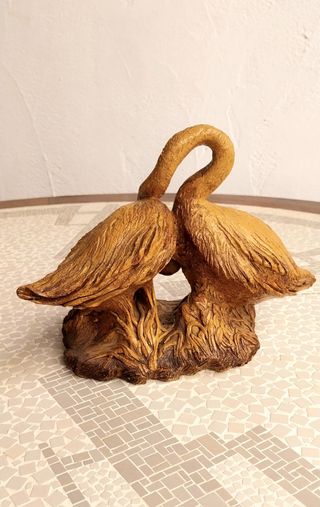 Escultura arcilla vintage