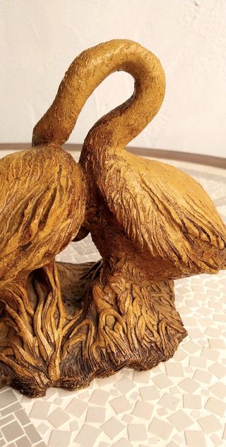 Escultura arcilla vintage