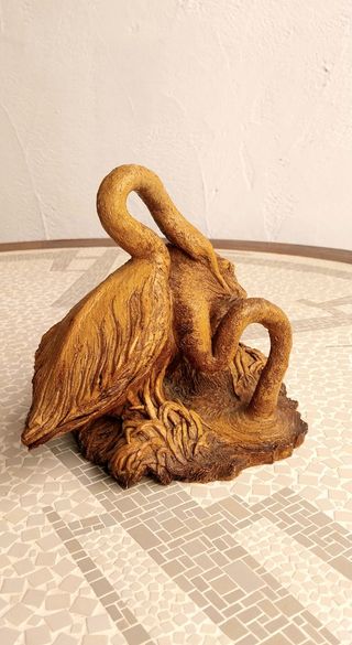 Escultura arcilla vintage