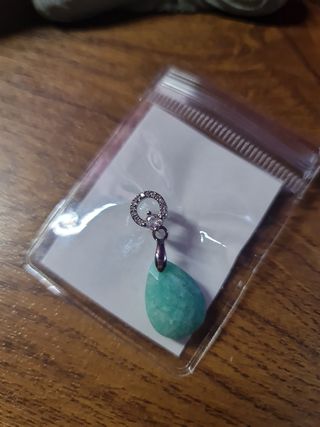 Colgante amazonita plata