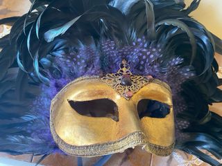 Autentica máscara veneciana para adulto