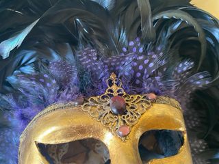 Autentica máscara veneciana para adulto