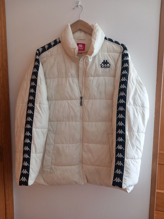 Cazadora roja y blanca vintage